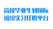 高校毕业生到国际组织实习任职信息服务平台